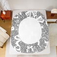 thumbnail image 5 of Manfei Ribbon Bowtie Twin Sheet Sets,Kawaii Bow Knot Twin Fitted Sheet,White Gray Flat Sheet For Kids,Super Cozy Room Decor,3 Pieces, 5 of 7