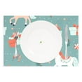 thumbnail image 2 of Horses Christmas Gift 12×18 inch Placemats Heat Resistant Washable Foldable Rectangular Placemats Set Decoration Indoor Outdoor for Kitchen Dining Table 1PC, 2 of 8