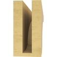thumbnail image 4 of 3"W x 18"D x 6"H Thin Legacy Rough Cedar Woodgrain TimberThane Corbel, Primed Tan, 4 of 6