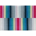 thumbnail image 2 of Elizabeth Sutton MI15A Flying Colors Stripe Mordern Multicolor Area Rug, 2'7" x 4', 2 of 6