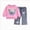 B39-Red, variant on Toddler Baby Girl Sweatsuit Set Organic Cotton Fall Outfits Top and Pants Clothing Sets 6-12 Months 12-24 Months 2t 3t 4t 5t 6t 7t 8t 9t Children Light Purple 1-2 Years