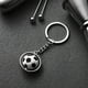 thumbnail image 2 of KAKOWELY Llavero con forma de balón de fútbol, mochila, llavero con temática deportiva, llavero con bola giratoria, regalo de cumpleaños, 2 of 5
