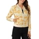 thumbnail image 4 of Chaqueta bomber para mujer Inspire Chic, corte slim, ligera, con cierre, color amarillo, 4 of 4