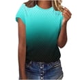 thumbnail image 2 of Teissuly Women's Short Sleeved T-shirt Top Short Sleeved Round Neck Top/shirt, 2 of 4