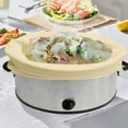 Slow Cooker Silicone Lined With Non Slip And Leak Proof Food Food