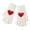 White, variant on PMVFHDE Gloves & Mittens Winter Fashion Cozy Thermal Knitted Mittens For Outdoor Cold Weather Handwear Red - One Size