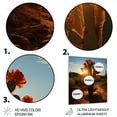 thumbnail image 3 of Designart "From Dusk to Dawn in the Desert" Floral Metal Art Print, 3 of 5
