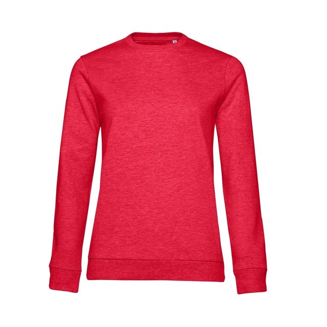 B&C - Jersey para Mujer (Rojo Jaspeado)
