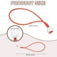 thumbnail image 2 of 4" Balls Bungee Cords, 30 Pcs Bungee Cords with Balls Elastic Tarp Tie Downs for Tents(Orange/White), 2 of 7
