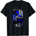 thumbnail image 1 of Playera de Apoyo a la Policía "Back the Blue" para Mujer, 1 of 7