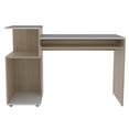 thumbnail image 1 of Escritorio Excelsior con Torre Lateral de Madera Beige/Blanco, 1 of 5