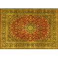 thumbnail image 1 of Ahgly Company Indoor Rectangle Persian Yellow Traditional Area Rugs, 5' x 8', 1 of 4