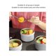 thumbnail image 4 of Almuerzo Térmico De 470 Ml, Portátil Bento De Acero Inoxidable 316, 4 of 8