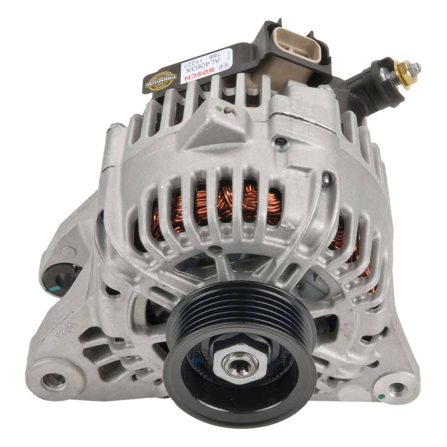 Bosch Remanufactured Alternator Fits select: 2005-2009 HYUNDAI TUCSON, 2005-2006 HYUNDAI SANTA FE