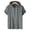 Gray, variant on Men's Short Sleeve Hoodies Summer Drawstring Pullover Sweatshirt Fashion Gym Workout Athletic Tops