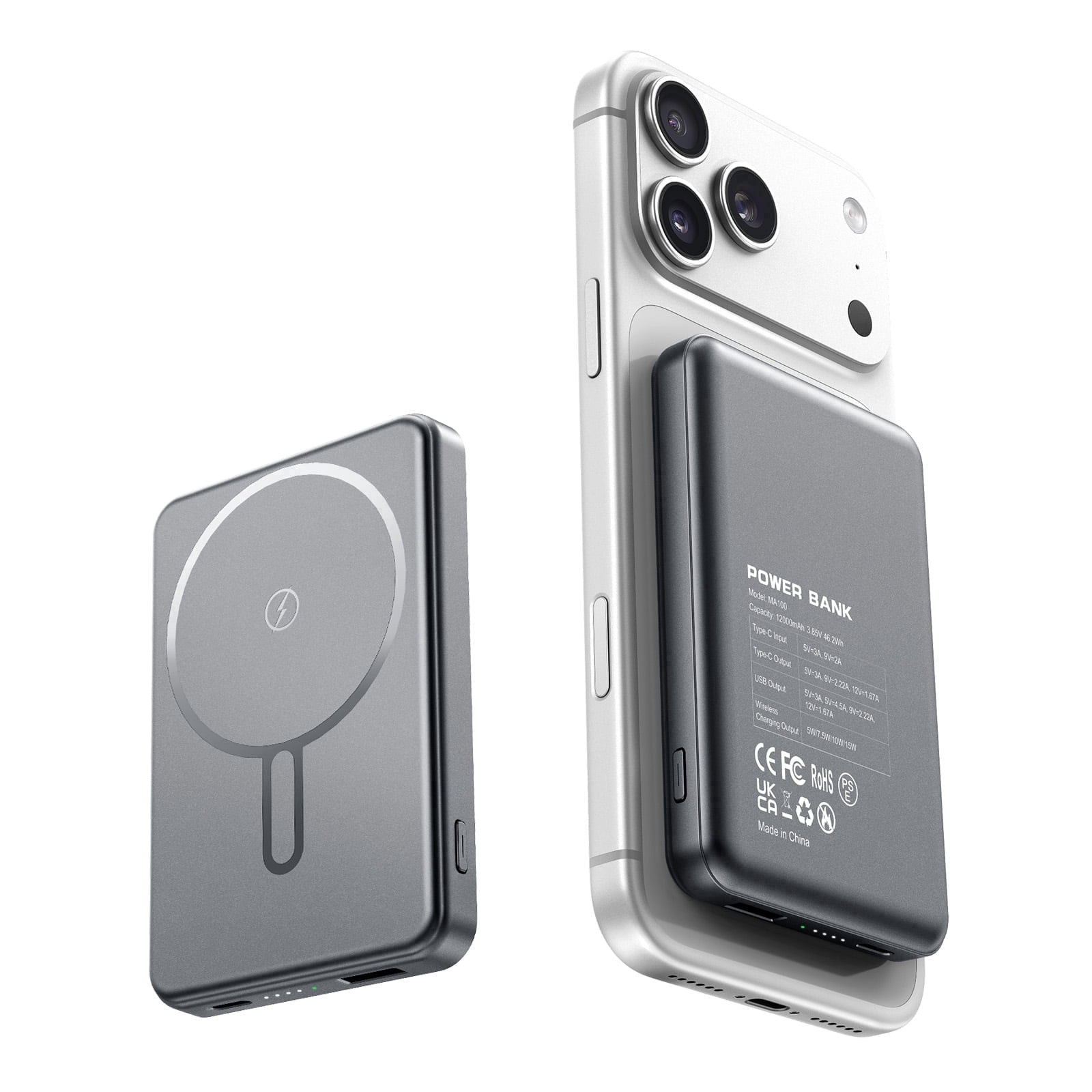 Anker 633 Magnetic Battery, 10000mAh Foldable Wireless Charger