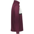 thumbnail image 5 of Holloway Sportswear S Prism Bold 1/4 Zip Pullover Maroon/White 222591, 5 of 5