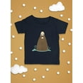 thumbnail image 3 of Image Conscious Bear And Penguin In Zen T-Shirt Infant -Jay Fleck Designs, Unisex Regular Fit, 3 of 4