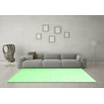 thumbnail image 3 of Ahgly Company Indoor Rectangle Abstract Emerald Green Contemporary Area Rugs, 5' x 7', 3 of 4