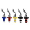 thumbnail image 2 of D-GROEE 5 Pack Stainless Steel Wine Stoppers, Reusable Wine Bottle Stopper Sealer with Silicone Plug, Ideal Gift for Wine Lover, 2 of 8