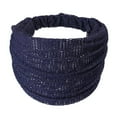 thumbnail image 2 of Elegante diadema ancha para mujer, envoltura para cabeza, banda para bello de yoga causal, herramientas para peinar bello Soledad Diadema elástica para mujer, 2 of 8