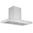 thumbnail image 1 of Ancona 36” 600 CFM Convertible Wall Mount Rectangular Range Hood in Stainless Steel, 1 of 6