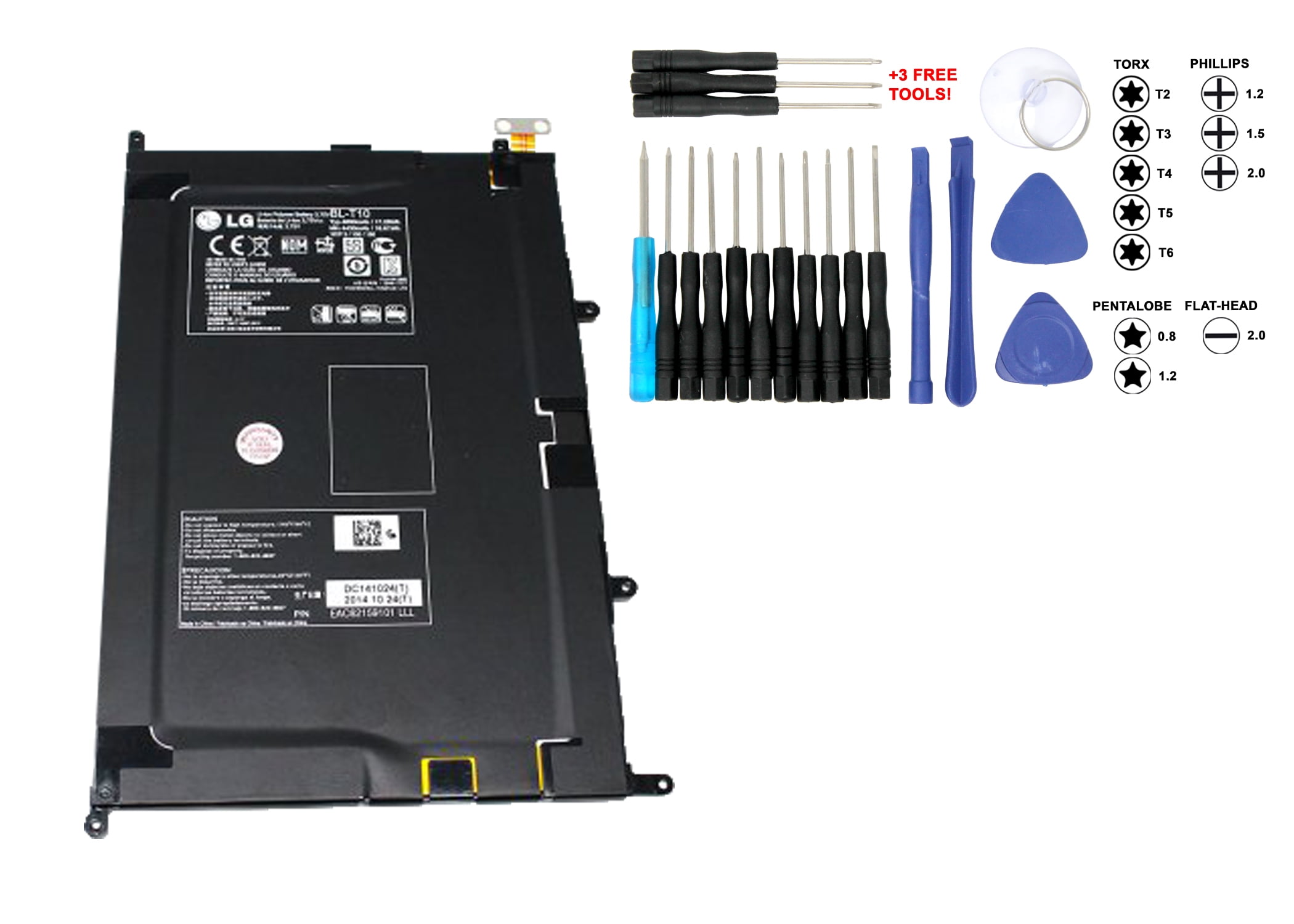 New 3.75V 4600mAh Battery for LG Optimus GPad G Tablet 8.3 V500 VK810 BL-T10