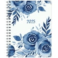 thumbnail image 6 of Global Printed Products Hardcover 2025 Daily, Monthly & Weekly Planner 8.5"x11", Blue Bloom, 6 of 8