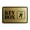 Brushed Gold, variant on Signs ByLITA Classic Framed Key Box Sign (Ivory/Dark Brown) - Small