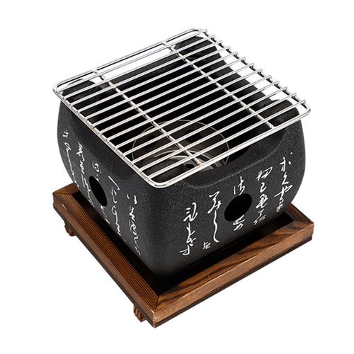 SHIYAO Cast Iron Grill,Table Top Grill Charcoal Japanese Grill at Home