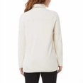 thumbnail image 2 of 32 Degrees Ladies' Snap Fleece Pullover (Ecru, Large), 2 of 4