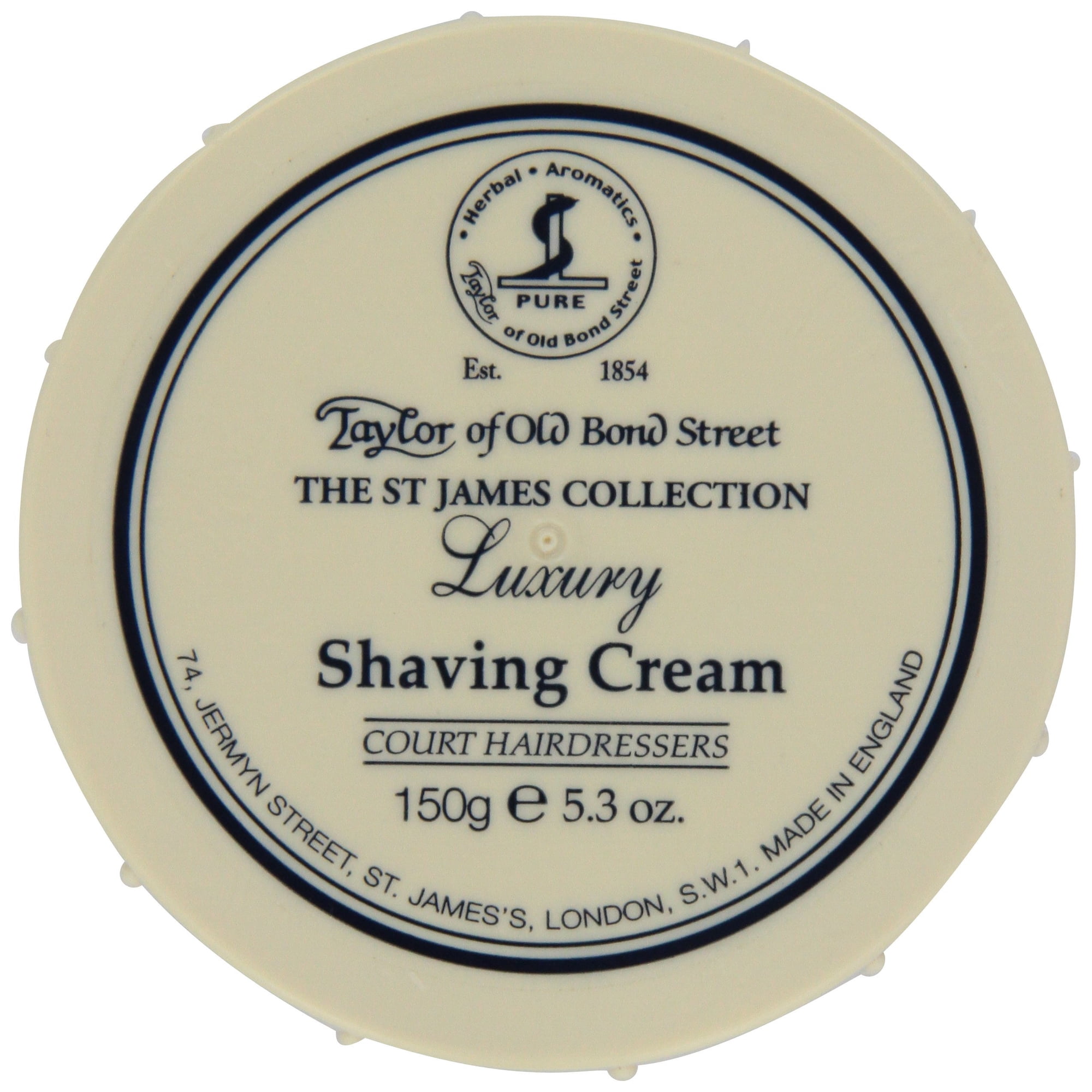 Taylor of Old Bond Street St James Collection Traditional Wet Shaving Cream - 5.3oz Bowl