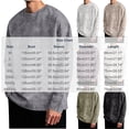 thumbnail image 2 of Fmbrln Mens Long Sleeve Shirts Vintage Washed Crew Neck T Shirts Loose Comfy Fashion Pullover Tops Rose Gold XL, 2 of 4