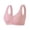 Light Pink, variant on EliteGoogv Womens Bras Front Closure Seamless Cotton Wide Straps Bras For Women Adjustable Wireless Plus Size Bras Everyday Full Coverage Bras Dark Green 62