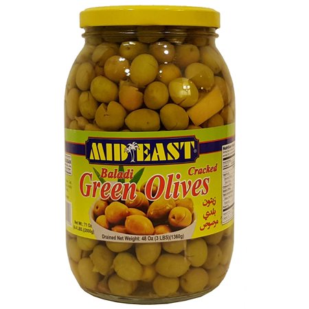 Baladi Green Olives 48oz