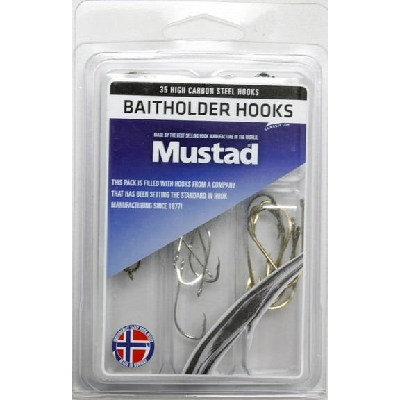Mustad Assorted Baitholder Hook Kit - Asstd 35pc