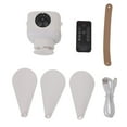 thumbnail image 2 of Outdoor Ceiling Fan, USB Powered Ceiling Fan Rechargeable Remote Control with Light for Canopy for Bed White,Beige, 2 of 7