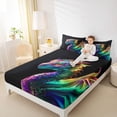 thumbnail image 4 of Manfei Wild Dragon Bed Sheets,Cute Cartoon Animal King Sheets,Western Fantasy Sheet Set For Teens,Breathable Home Decor,4-Piece, 4 of 7