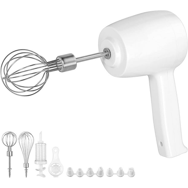 Hand Mixer Electric Hand Mixer 5Speed Cordless Whisk USB Rechargeable