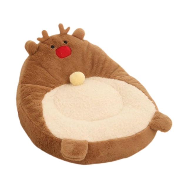 Cama navideña para gatos Yuyangstore Sofá de alce para gatos 51 cm x 53 cm x 29 cm