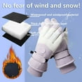 thumbnail image 3 of RMGVDSD Ski Gloves Women Snow Gloves Ladies' 2024 Winter Outdoor Cycling Touchscreen Gloves Thickened Cold Gloves Windproof Warm Gloves, 3 of 4