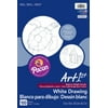 Art1st Drawing Paper, Beginner Weight, White, 12" x 18", 100 Sheets