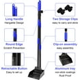 thumbnail image 2 of Pooper Scooper, Dog Pooper Scooper Tray and Rake Set with Adjustable Stainless Steel Long Handle for Large Medium Small Dogs (Blue), 2 of 8