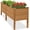 Acorn Brown, variant on Best Choice Products 72" x 24" x 30" Raised Garden Bed, Extra Deep 16" Depth, Elevated Wood Planter Stand - Acorn Brown