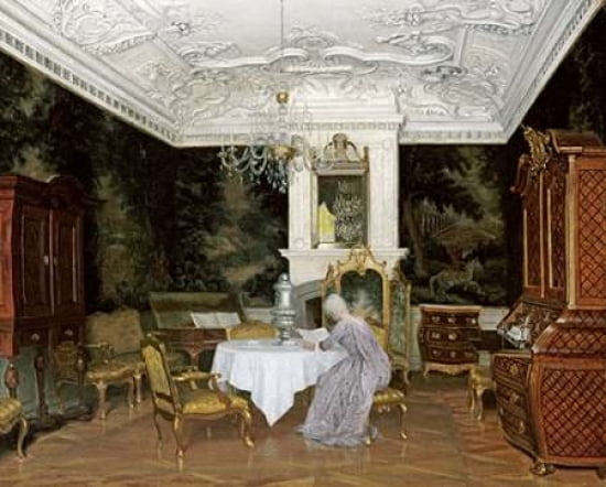 A Lady In An Interi