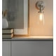 thumbnail image 5 of Lámpara de pared ajustable, lámpara de cristal con pantalla de campana, lámpara de pared Industrial Retro, iluminación Retro plateada, 5 of 5