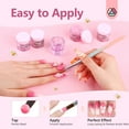 thumbnail image 6 of SAVILAND Keratin Acrylic Powder Set: 10 Colors Nude Pink Acrylic Nail Powder 28 Days Long-Lasting Acrylic Powder Set for 3D Nail Art Carving Acrylic Nail Extension Home DIY No U V Lamp Needed Expert, 6 of 8