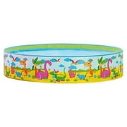 Taylor Toy Snapset Swimming Pool for Kids | Toddler and Baby Pool | 71" Diameter x 15" Depth, 203 Gallon Kiddie Pool | Dinosaur