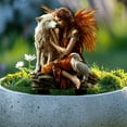 thumbnail image 4 of BZPIZ Garden Decorations Flash Deals Bohemian Fairy Flower Pot Decoration Acrylic Fairy Statue Decoration, Elf Garden Accessories for Outdoor Indoor Yard Lawn Pot Plants, 4 of 4