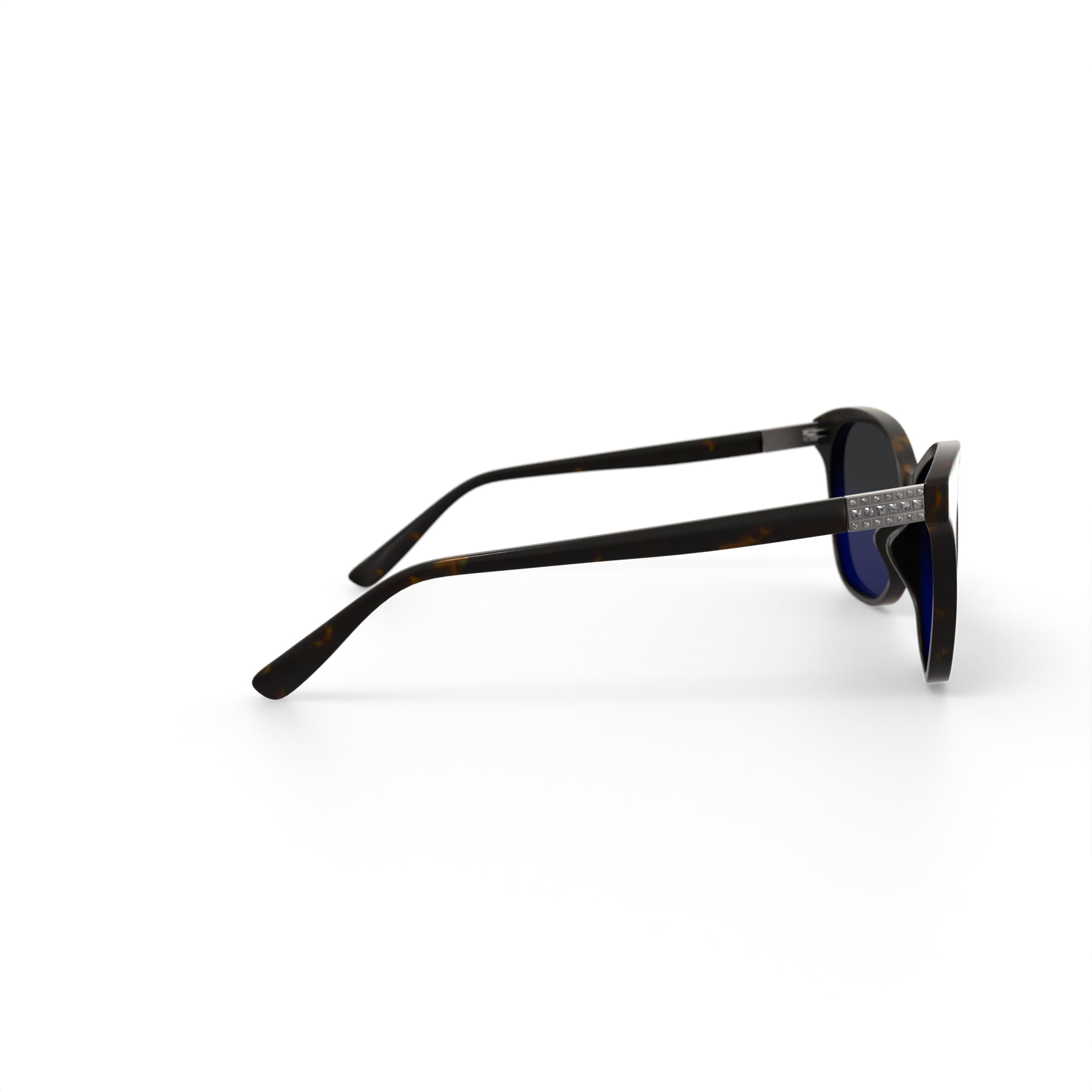 Solvari Women’s Rx-able Fashion Sunglasses, Sophia - Black, Square, Plastic, 56-15-133, with Case
